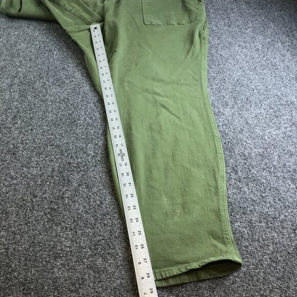 Judy Blue Jeans Womens Green 24W Green Garment Dyed High Rise Elastic Waist - Picture 9 of 13